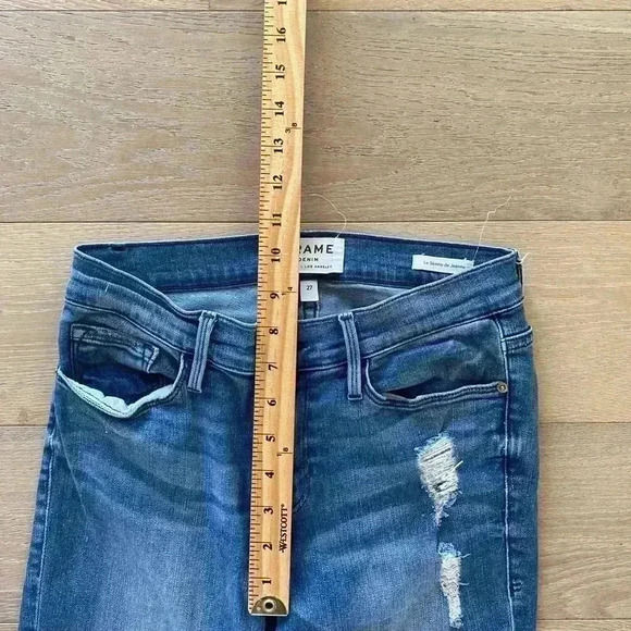 Frame le skinny de Jeanne Granville distressed - Picture 5 of 7